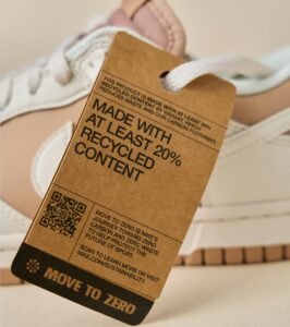 shoe qr code tag